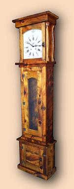Reclaimed White Pine Rustic Tall Clock